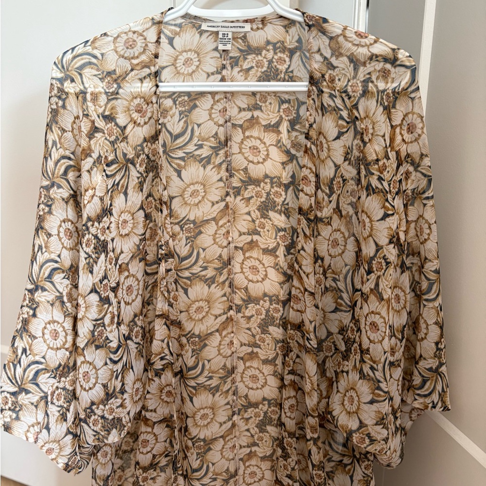 American Eagle Floral Coverup